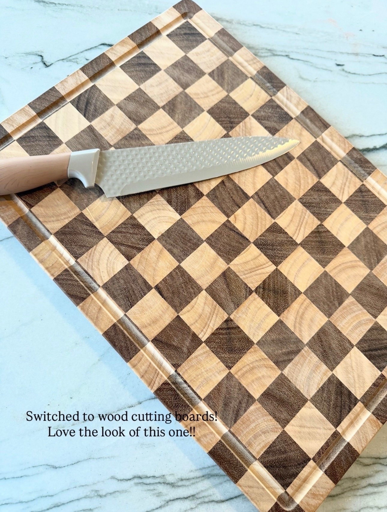 How cute is this checkered wood cutting board?!

#LTKHome #LTKOver40 #LTKGiftGuide