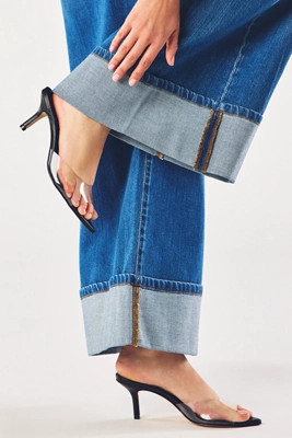 Maeve PVC Pointed-Toe Mule Heels | Anthropologie (US)