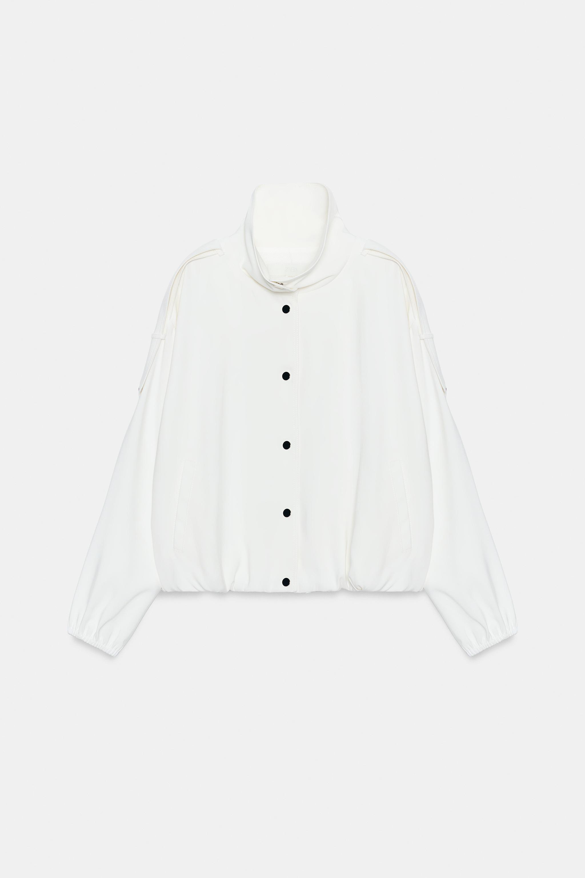 HIGH COLLAR BOMBER JACKET | Zara US