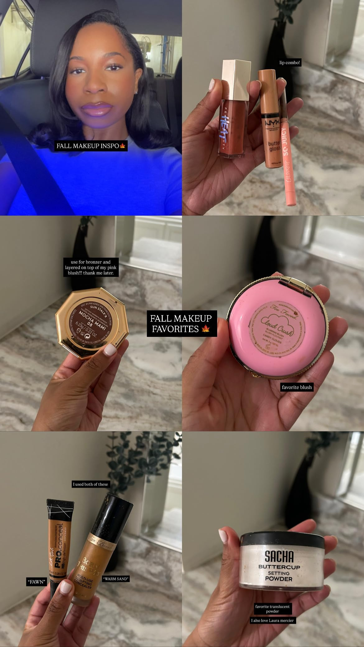 Fall makeup inspo ? 🍁 Check out some of my favorites!

// Amazon, Amazon Finds, Amazon Must Haves, Amazon Beauty, Amazon Beauty Finds, Amazon Makeup, Amazon Fall, Amazon Fall Finds, Beauty, Beauty Inspo, Clean Beauty, Makeup, Makeup Must Have, Makeup Nature Skin, Makeup Favorites, Makeup Essentials, Makeup Everyday, Makeup Products, Makeup Tutorials, Makeup Routine, Neutral Makeup Ideas, Blurring Powder, Blush, Bronzer, Lip Liner, Lip Plumper, Lip Gloss, Lip Combo, Setting Powder, Concealer


 

 #LTKselfcare #LTKFindsUnder50 #LTKBeauty