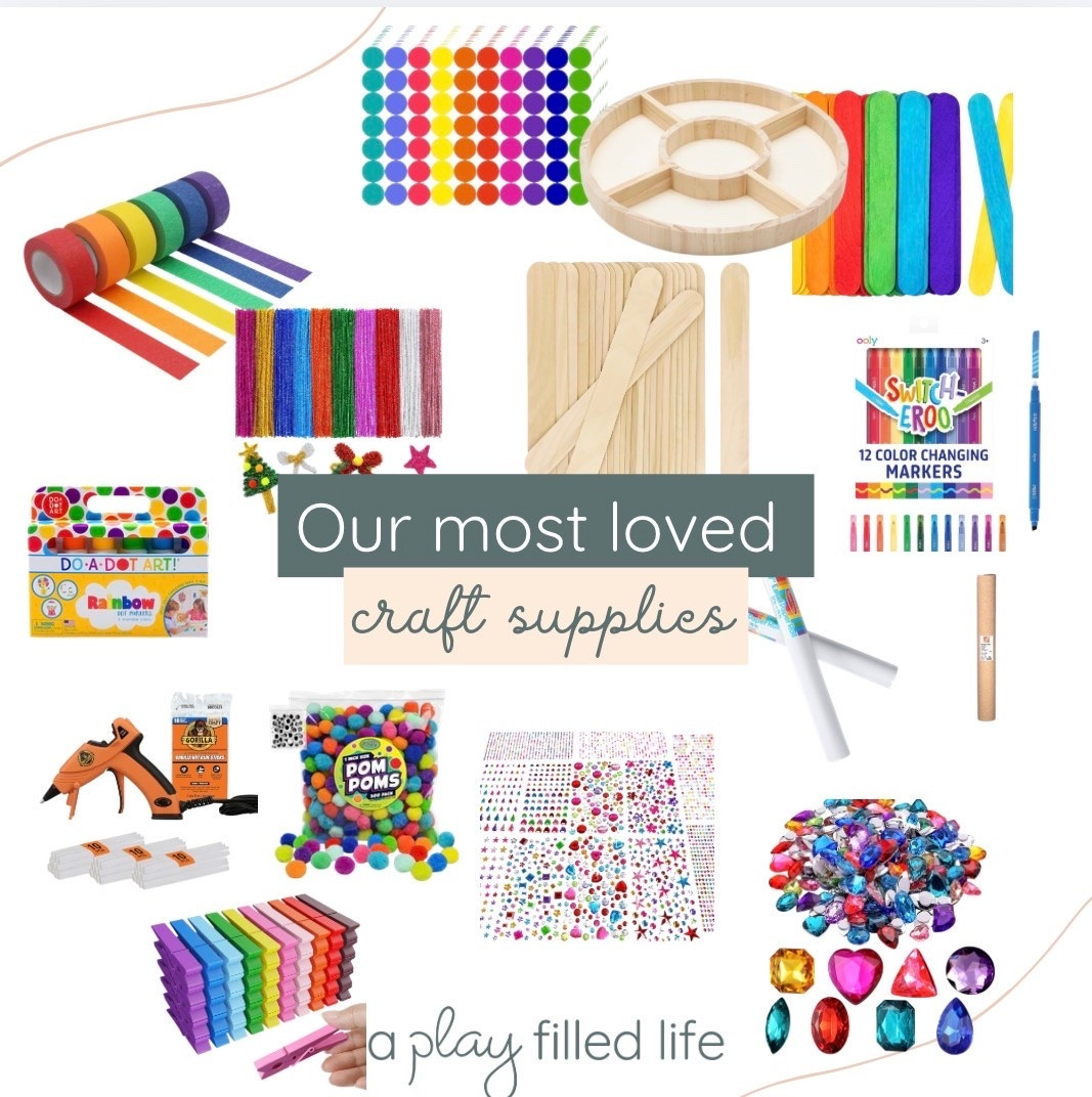 Here is a collection of our most used craft supplies!

#LTKmomlife