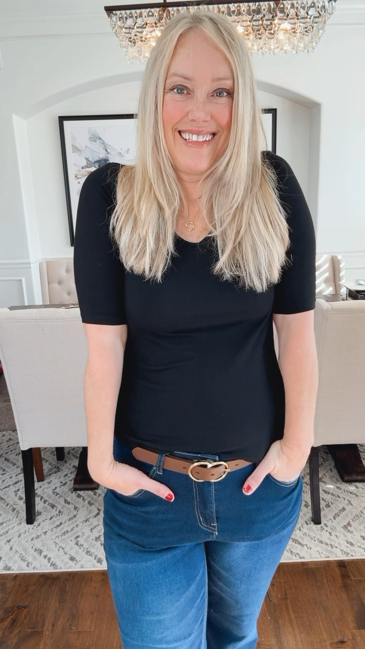 Perfect comfy stretchy basic tees. Great for long torsos  

#LTKStyleTip #LTKMostLoved #LTKFindsUnder50