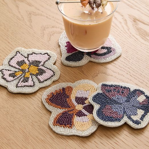 Lulie Wallace Beaded Coaster Sets | West Elm (US)