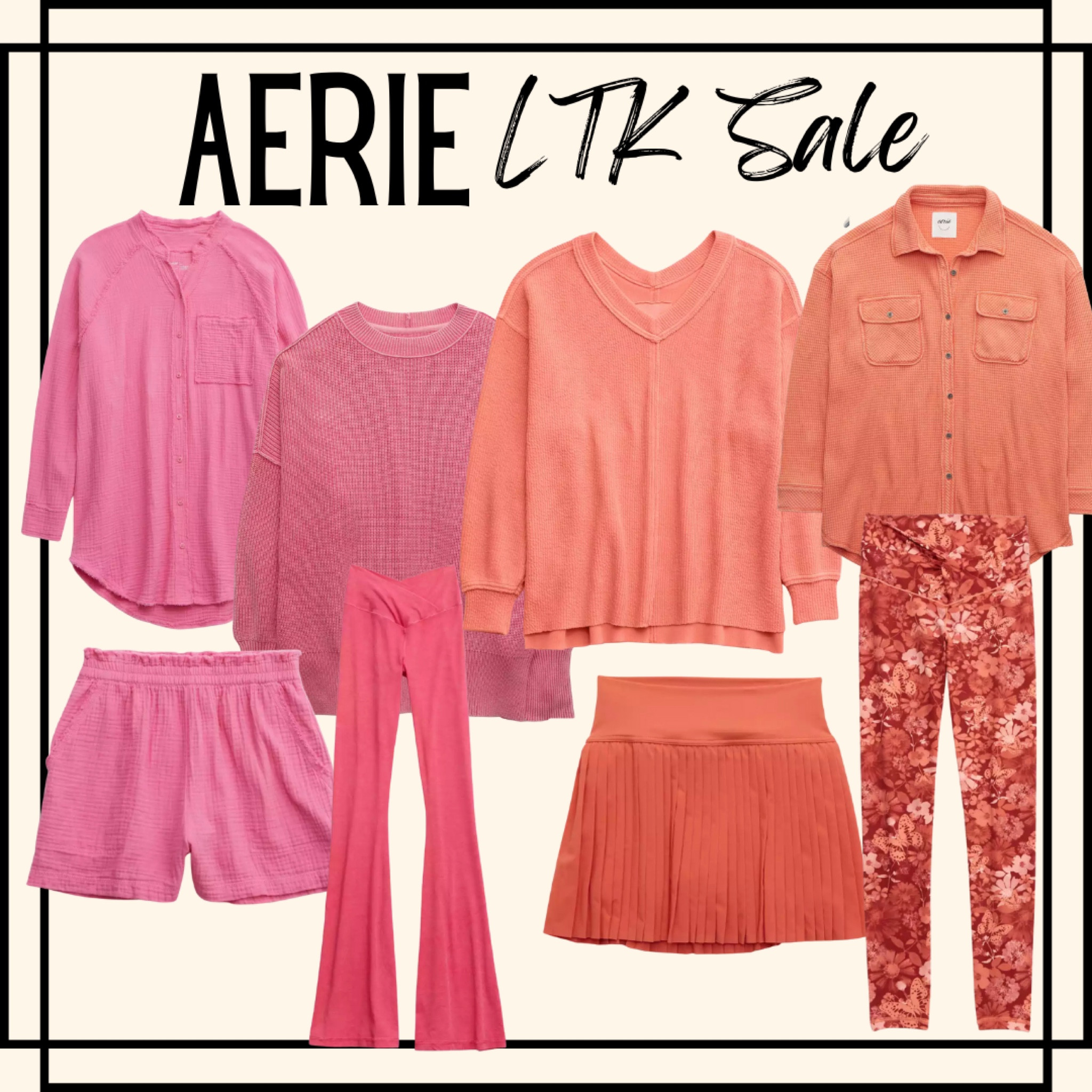 Aerie| LTK sale | over 40 fashion| athleisure | loungewear| spring break outfits| leggings| skort| shorts| 

#LTKstyletip #LTKunder50 #LTKSale