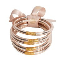 Champagne All Weather Bangles® (AWB®) - Serenity Prayer | BuDhaGirl