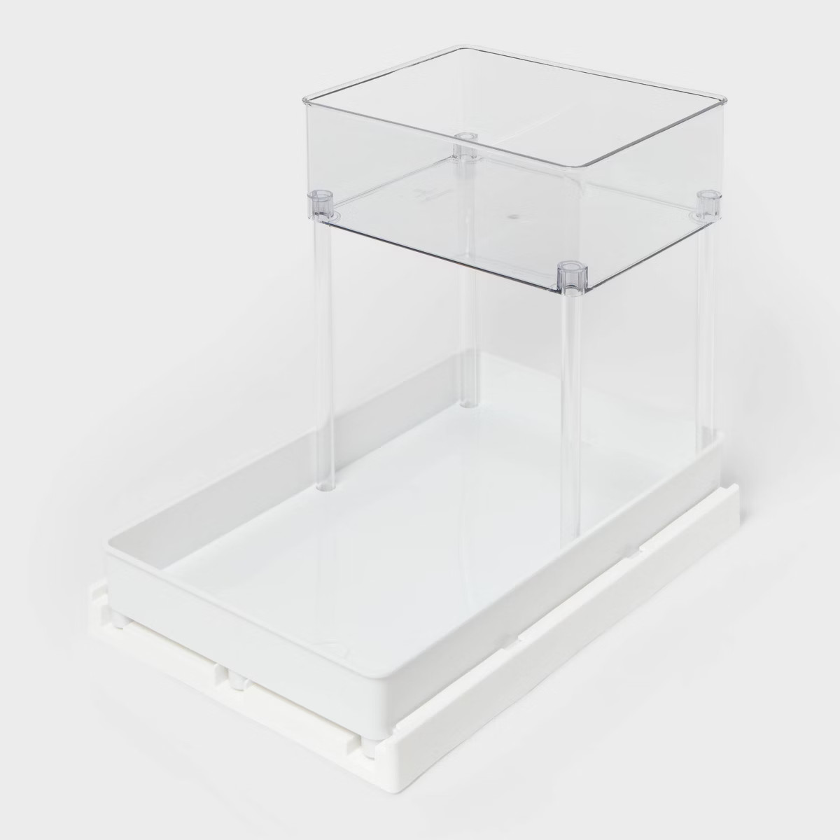 Medium Gliding Tray with Bin Clear - Brightroom™ | Target