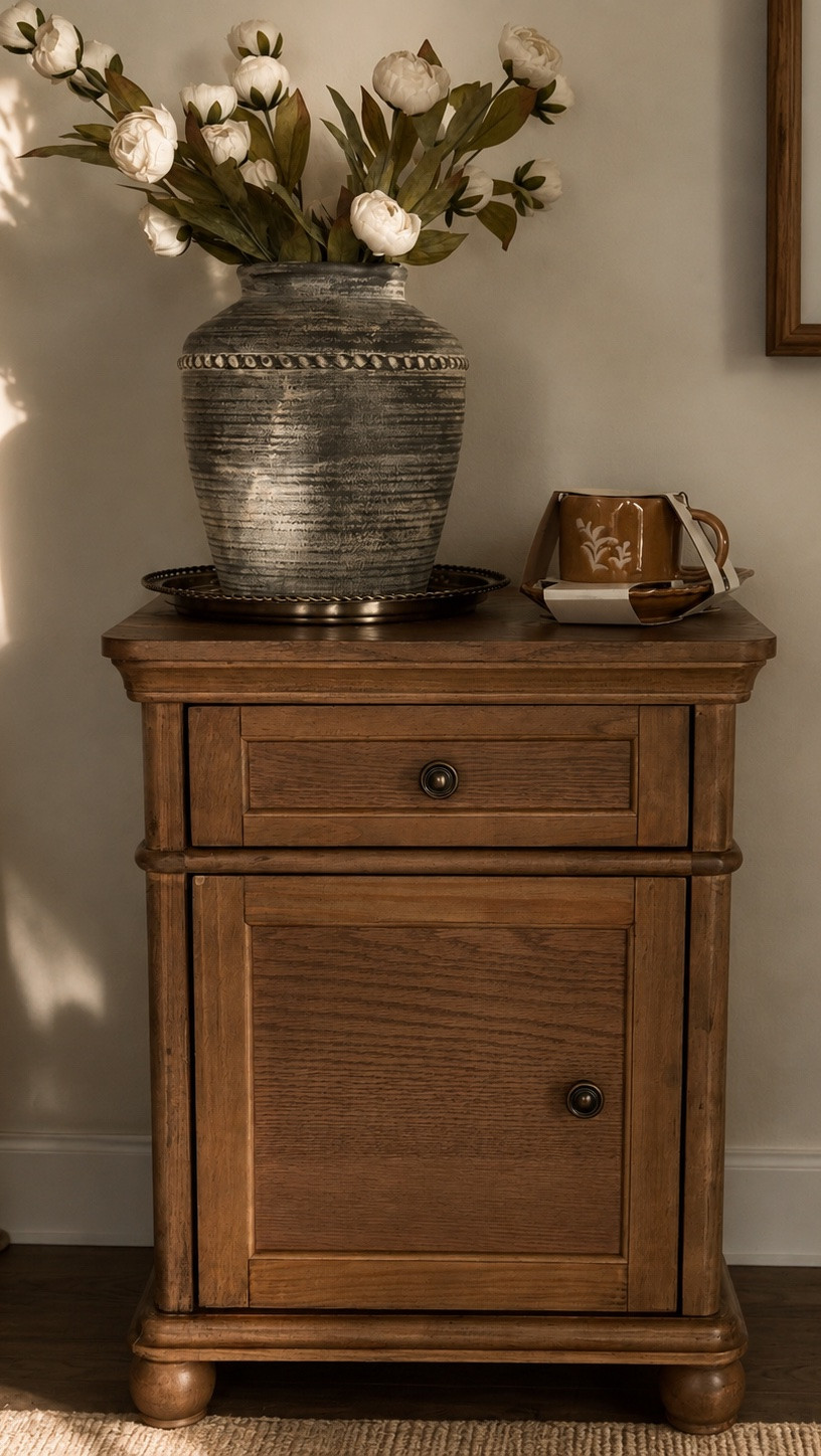 The new Hearth and Hand nightstand at @Target is SO STUNNING.

An aged oak finish, very vintage inspired and perfect for my space!

#magnolia #hearthandhand #targetfinds #falldecor #cozyhome

#LTKSaleAlert #LTKHome #LTKSeasonal