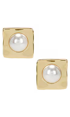 retrofete Nikki Pearl Earring in Gold from Revolve.com | Revolve Clothing (Global)