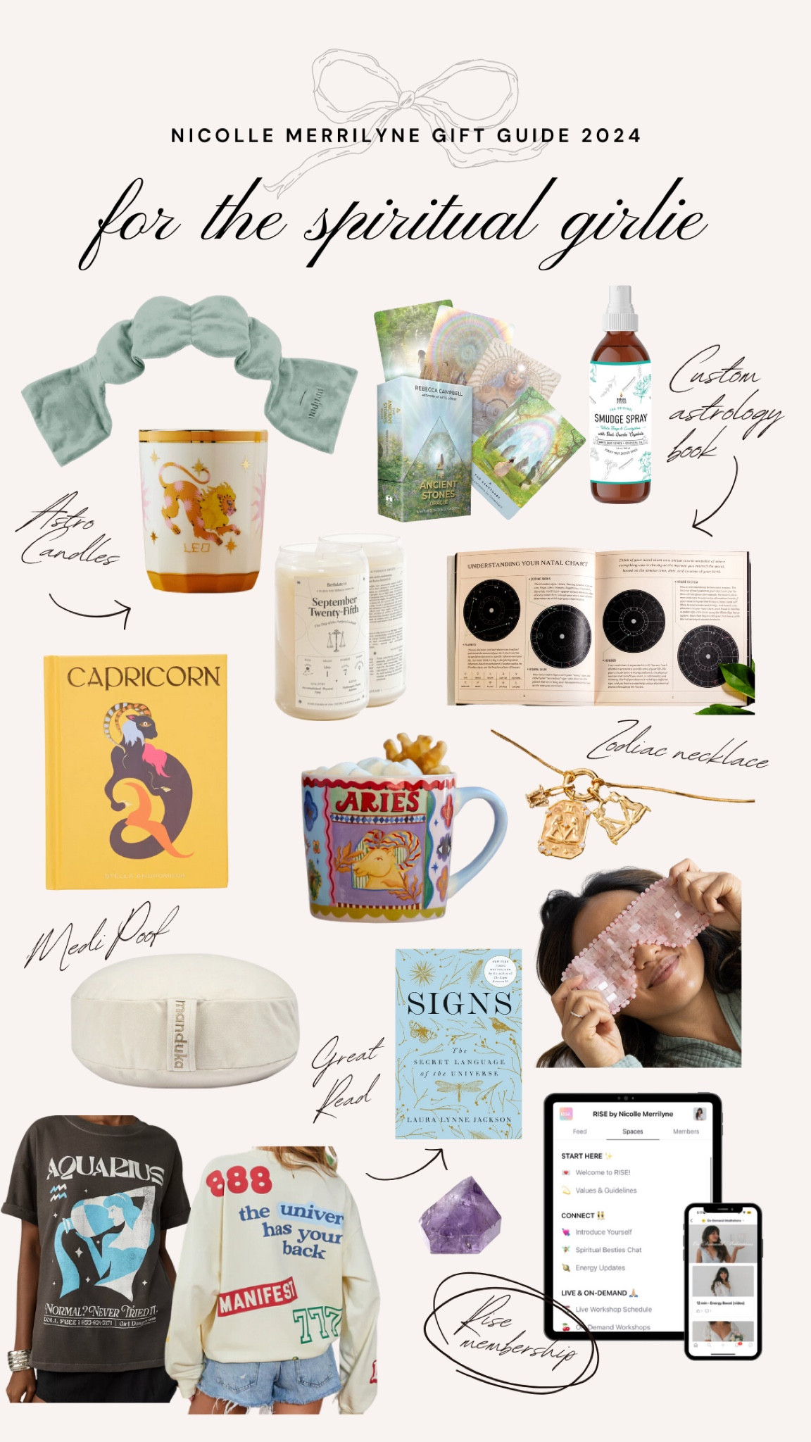 Spiritual / astrology girlie gifts 🪐

#LTKCyberWeek #LTKHoliday #LTKGiftGuide
