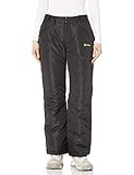 Solstice Apparel Womens Snow Pants, Black, x Large | Amazon (US)