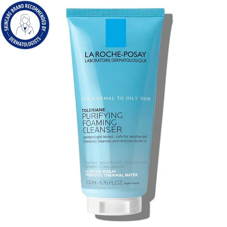 La Roche-Posay Toleriane Purifying Foaming Facial Cleanser 6.76 fl oz | Walmart (US)