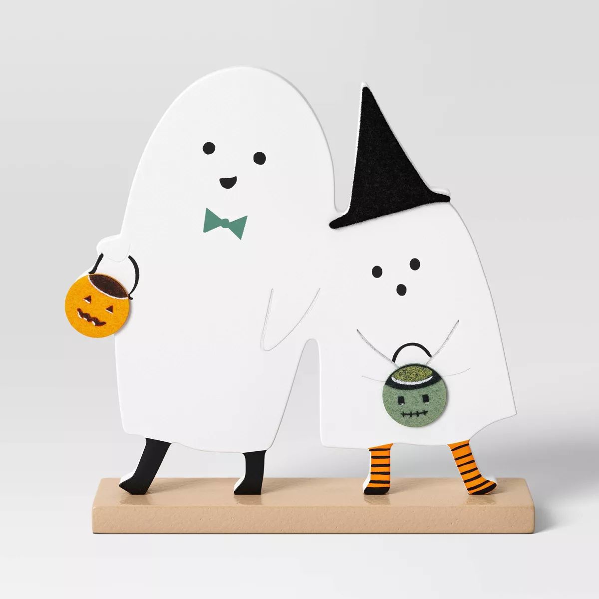 6" Wood with Felt Ghosts Mantel Halloween Decorative Sculpture - Hyde & EEK! Boutique™ | Target