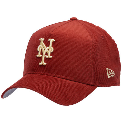 New Era New York Mets New Era Mets 9Forty A-Frame Tonal Cord Cap - Adult Rust Size One Size | Champs Sports