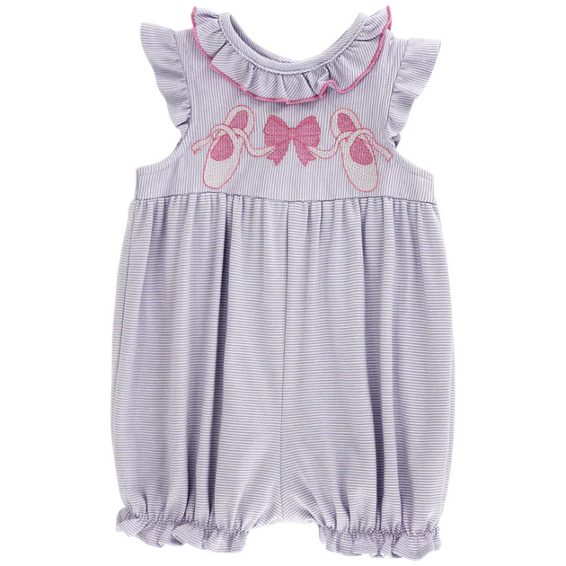 Bows & Ballet - Knit Romper Short | The Bailey Boys, inc