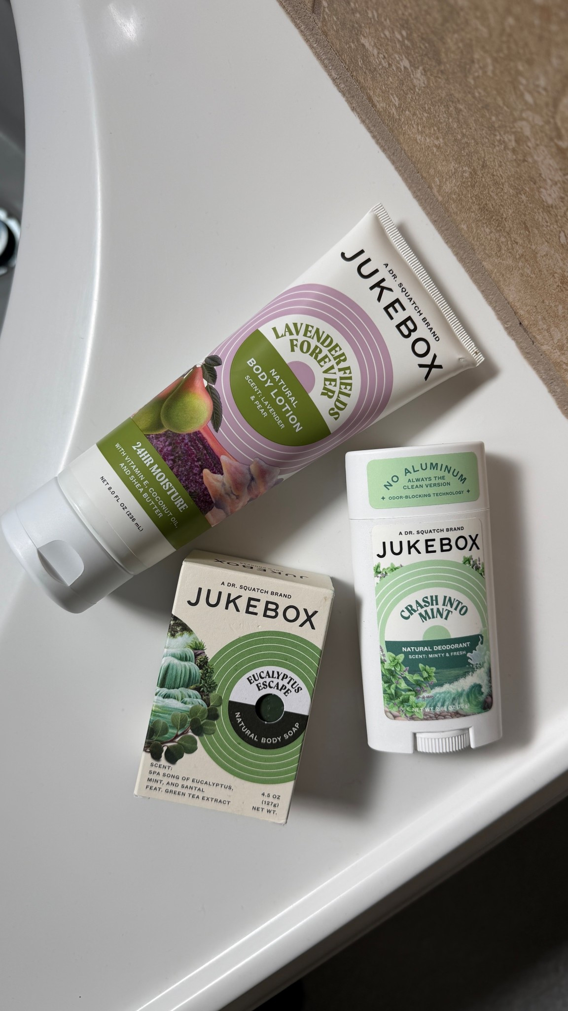 Natural body lotion, deodorant, and bar soap, anyone? I really like the deodorant from JUKEBOX.