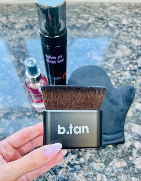 We’re a fan of the b.tan line! Love that its part of a clean beauty collection - don’t forget the kabuki brush! It’ll help get those hard to battle areas like the feet, face, hands, elbows and knees!

#LTKfindsunder50 #LTKSeasonal #LTKbeauty