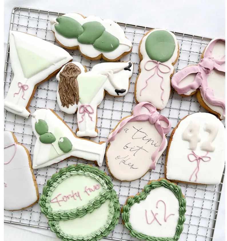 A Tini Bit Older Cookie, Martini Cookies, Espresso Theme Party Cookie/ Birthday Cookies/ Bridal S... | Etsy (US)