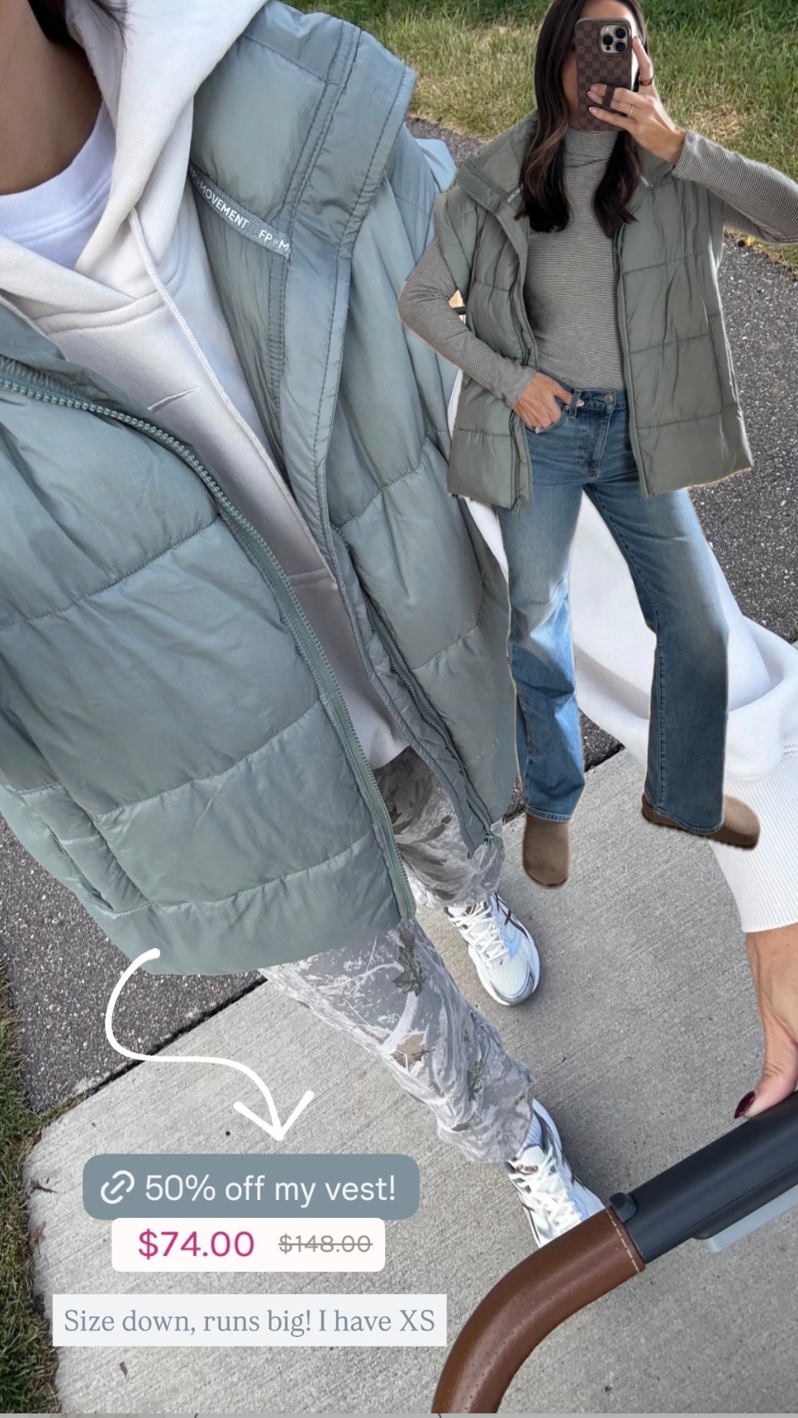 Size down, runs big! I have XS @fpmovement