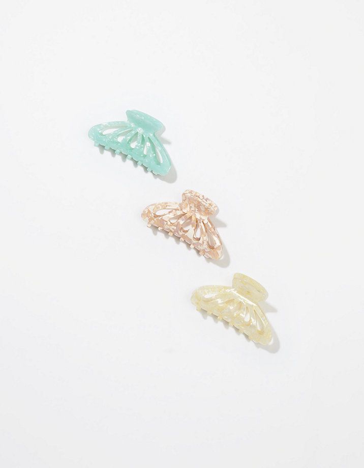 AEO Claw Clips 3-Pack | American Eagle Outfitters (US & CA)