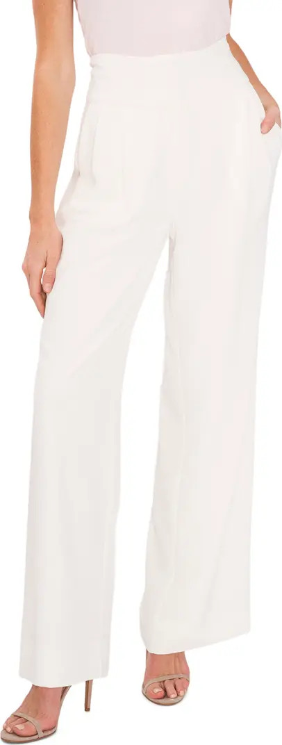 CeCe Wide Leg Twill Pants | Nordstrom | Nordstrom