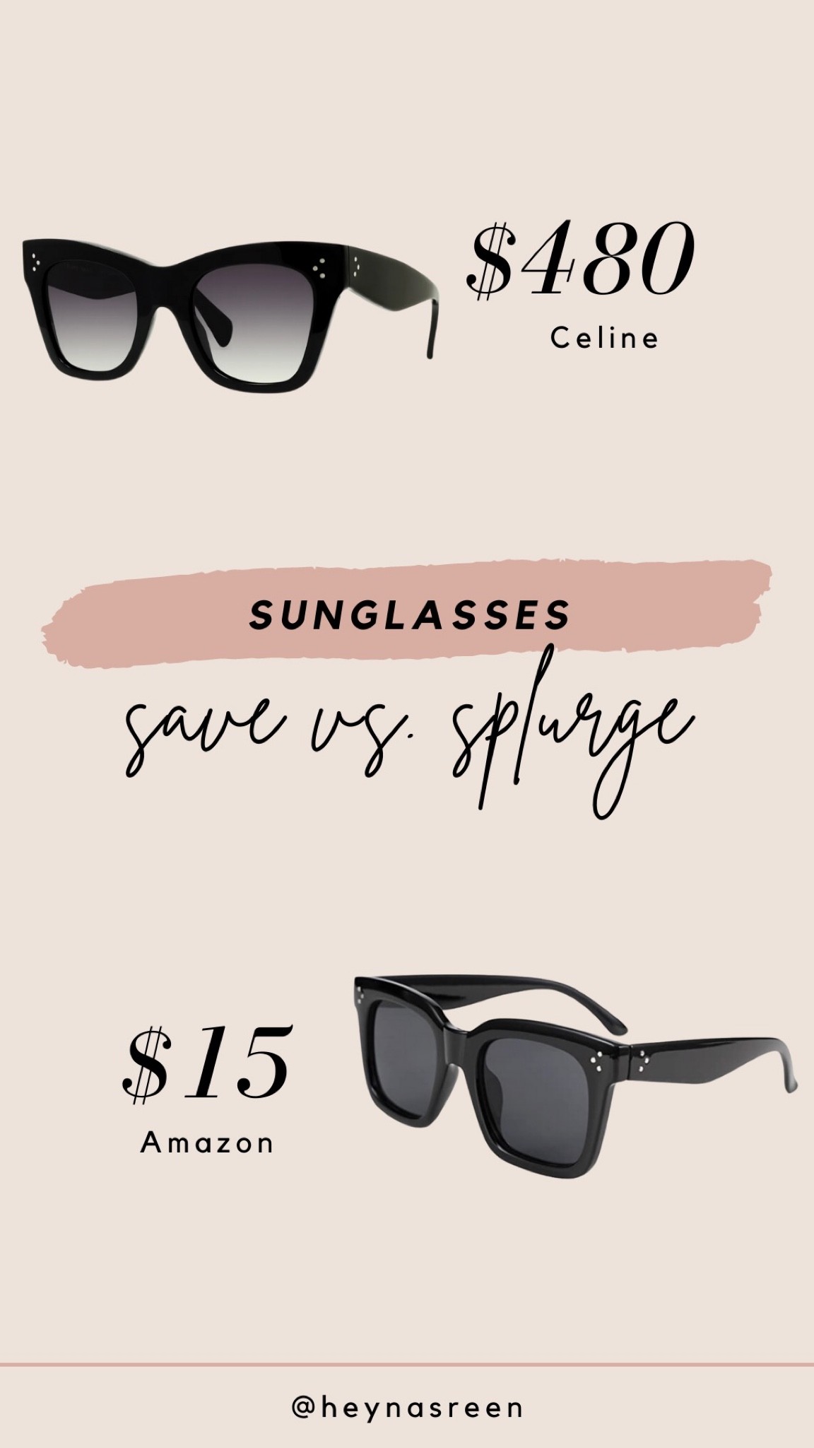 Celine on sale sunglasses dupe