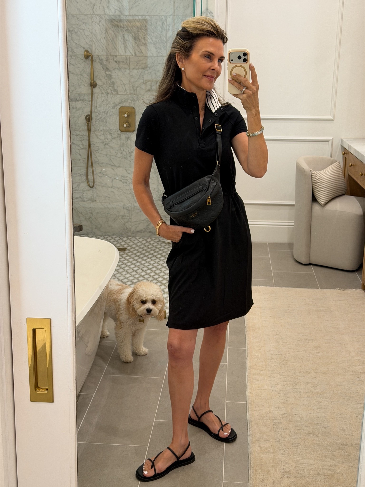 I’m 5’6’’
-Such a cute dress! Wearing size 000 
-shoes TTS 
-linked similar bags for you

#LTKootd #LTKOver40 #LTKSeasonal