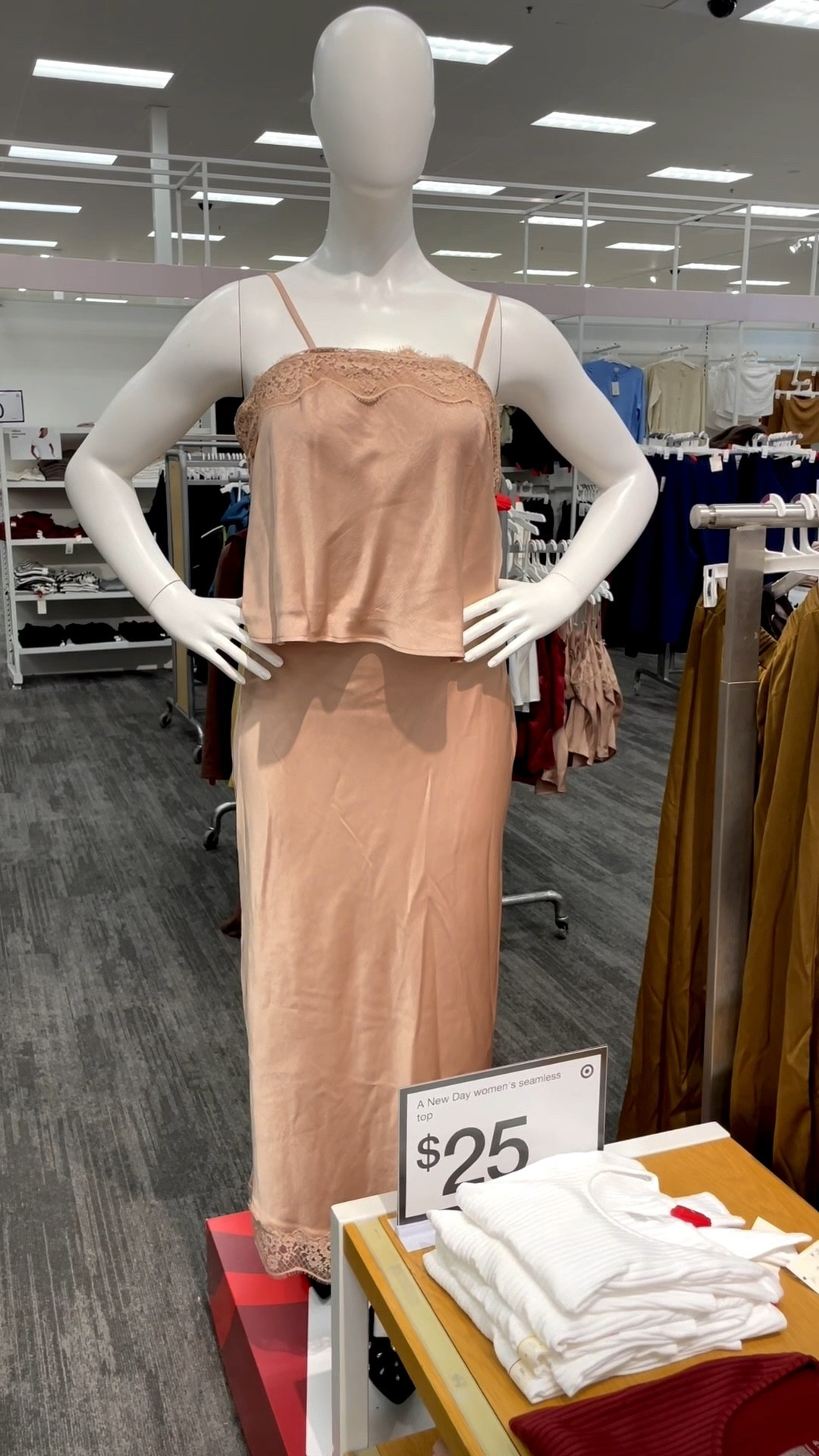 Big fan of satin and this material is 10/10. Perfect as a timeless last minute holiday look with a cozy oversized cardigan and heels or flats. Also can be worn into spring and summer  as a set or separates 

#LTKSeasonal #LTKHoliday #LTKFindsUnder50