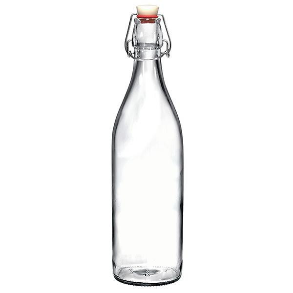 Clear 34 oz. Giara Glass Water Bottle | The Container Store