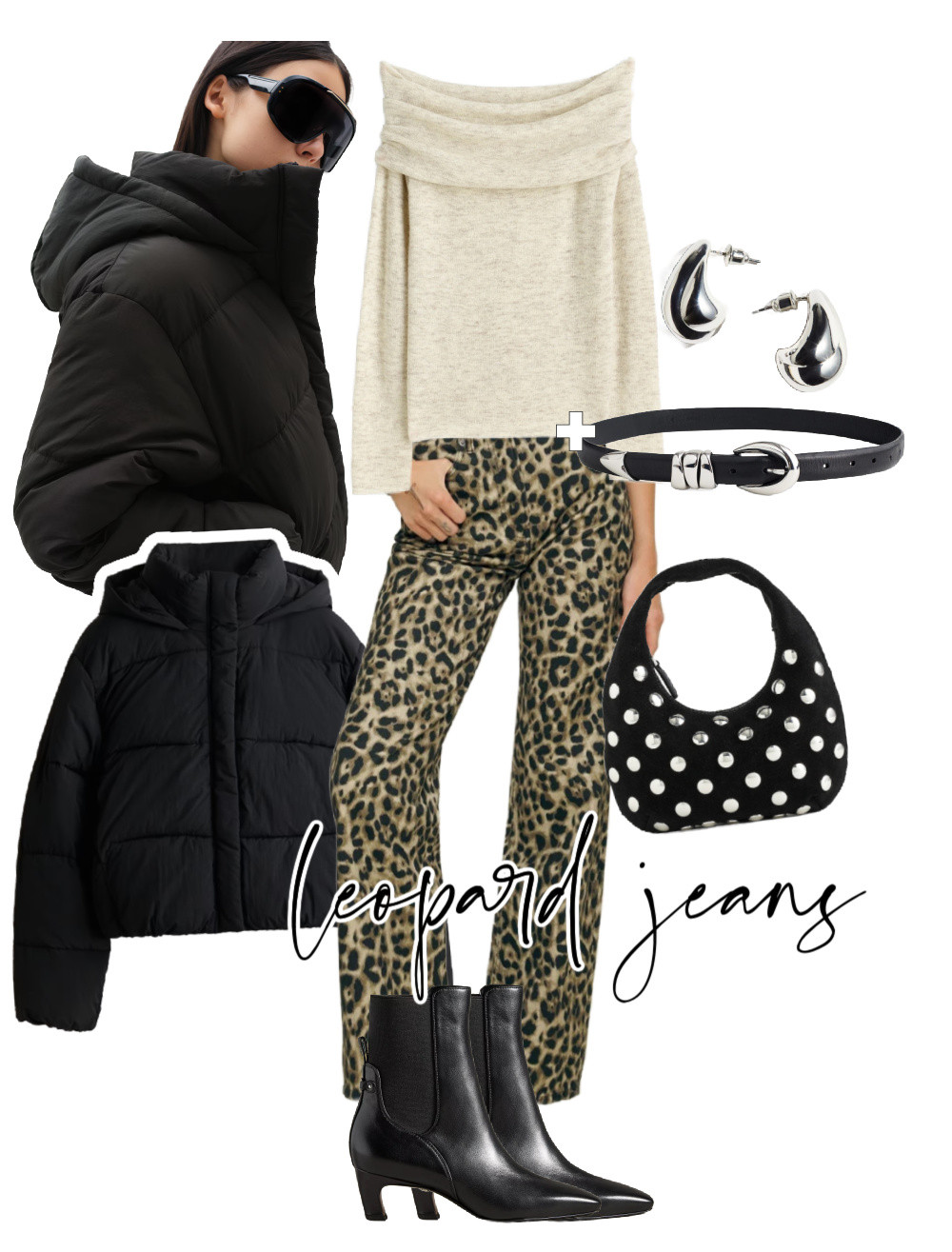 Trend alert! Leopard print jeans
 
