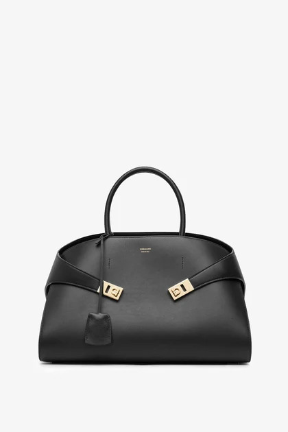 Hug black medium top handle bag | Shop Savannahs (US)