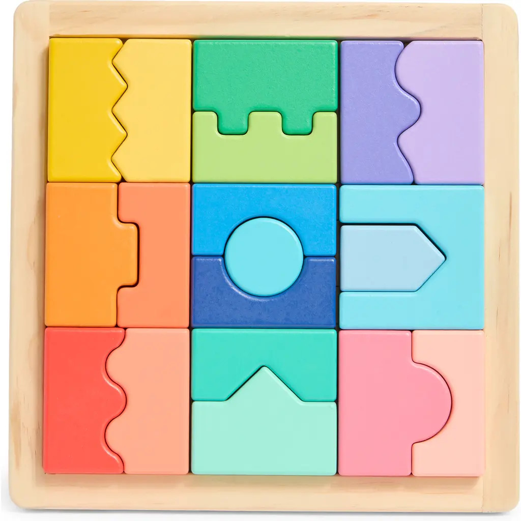 FISHER PRICE Wooden Interlocking Blocks Puzzle in None at Nordstrom | Nordstrom