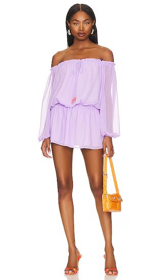 Everly Tunic Dress in Powder Purple | Revolve Clothing (Global)