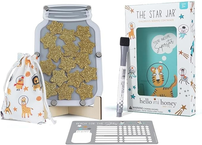 The Original Star Jar- Star Jar Reward Chart for Kids, Star Chart for Potty Training, Chore Chart... | Amazon (US)