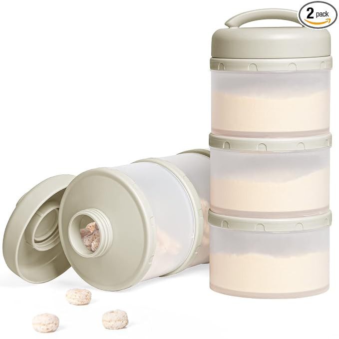 Termichy Stackable Formula Dispenser Portable: Milk Powder Container to go | Amazon (US)