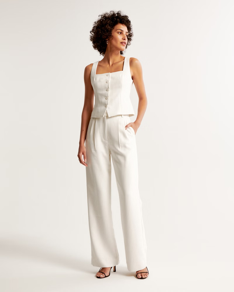 Women's A&F Sloane Tailored Pant | Women's Clearance | Abercrombie.com | Abercrombie & Fitch (US)