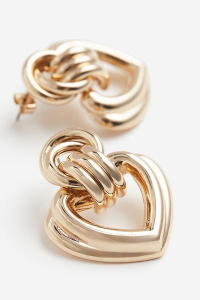 Heart-shaped Earrings | H&M (US + CA)
