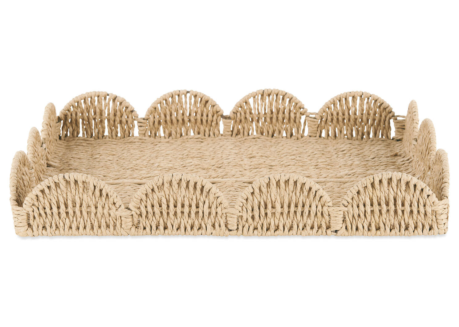 Elodie Scalloped Tray Large | Urban Barn