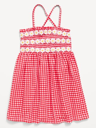 Sleeveless Smocked Dress for Toddler Girls | Old Navy (US)
