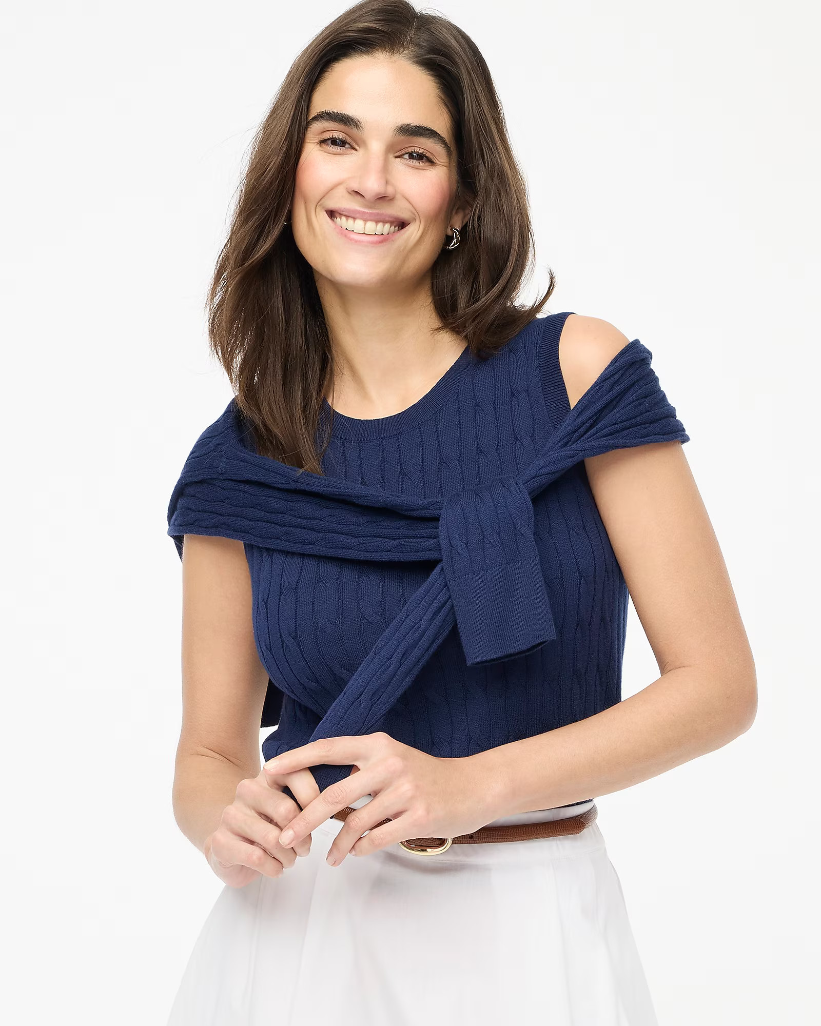 Cable sweater shell | J.Crew Factory