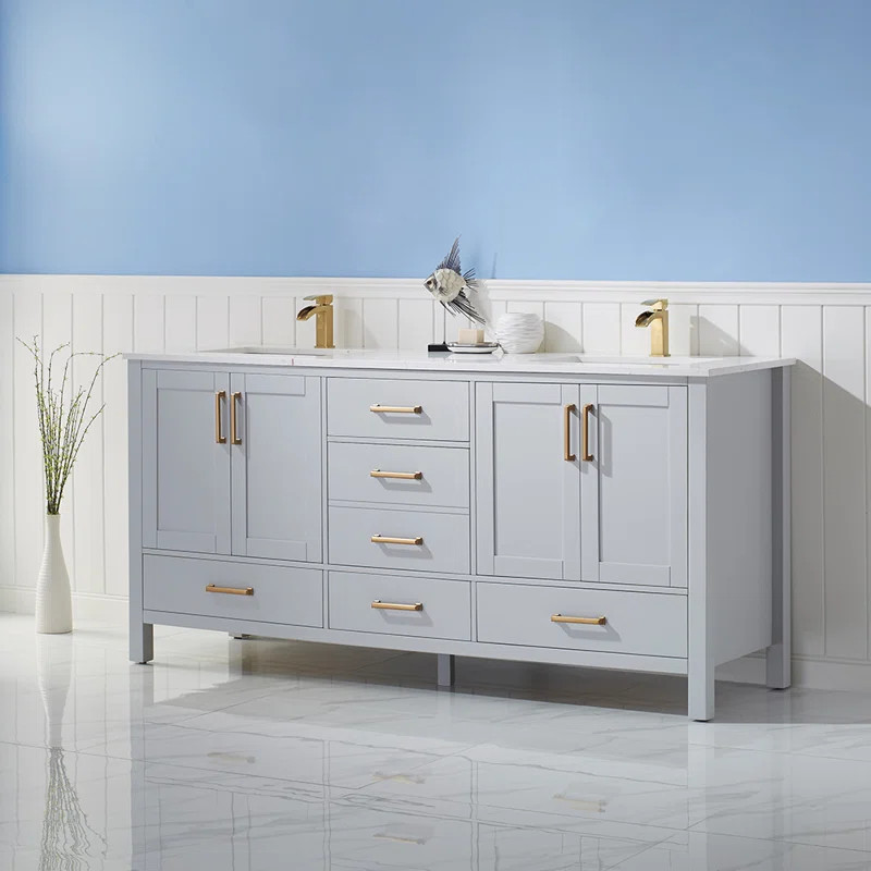Ryland 72" Double Bathroom Vanity Set | Wayfair North America