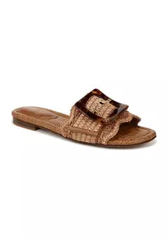 Sam Edelman Bambi Raffia Slide Sandals | Belk
