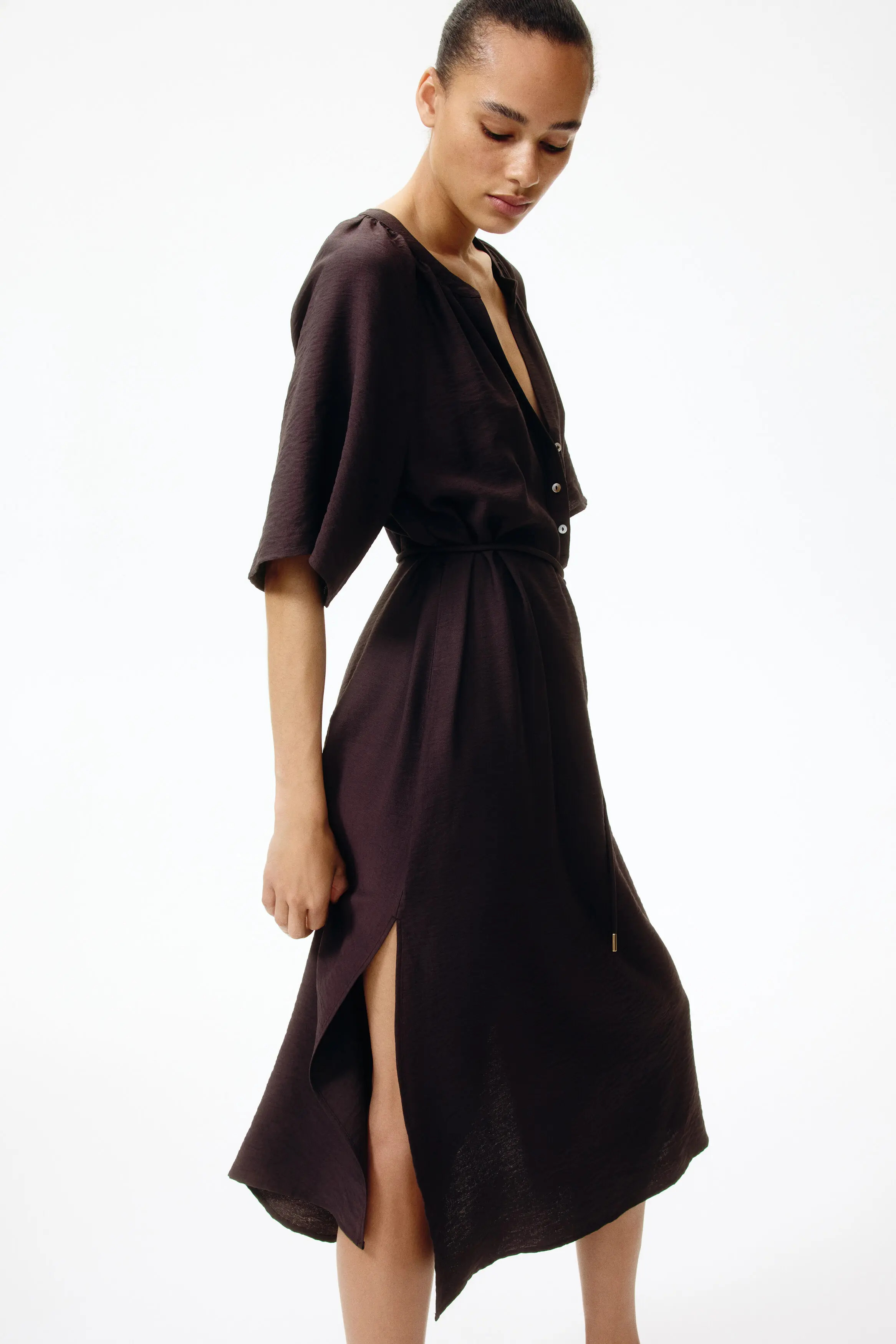 Tie-detail Tunic Dress (Women) | Nordstrom | Nordstrom