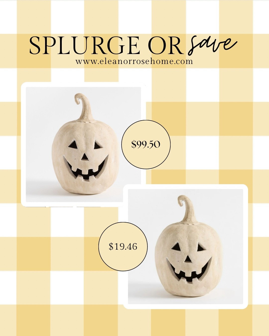 These look like the exact same pumpkins but one is almost $100 and the other is $20! #halloweendecor

#LTKHome #LTKSeasonal #LTKautumn
