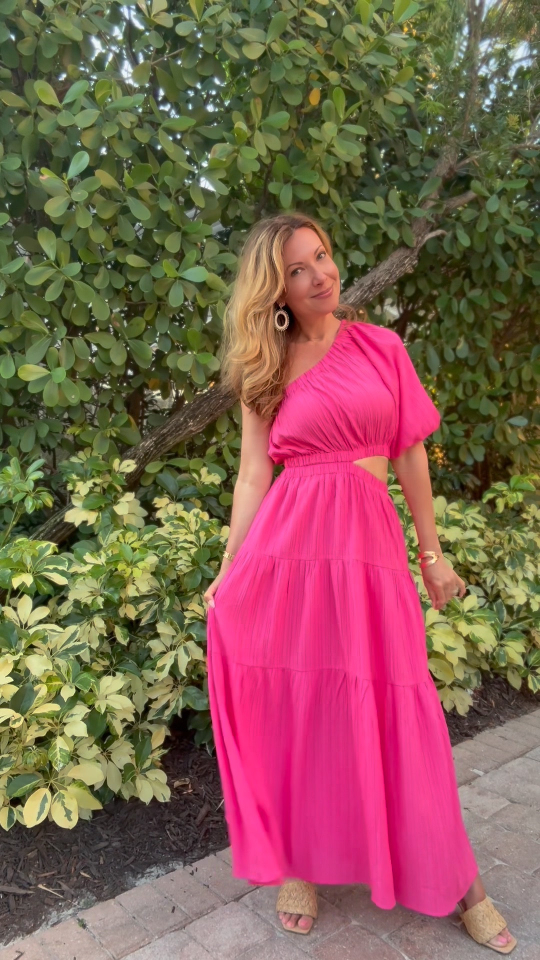 Loving this one shoulder tiered maxi dress! Perfect for vacation, parties or date night. 

Vacation outfit, beach outfit, resort wear. 

#LTKStyleTip #LTKTravel #LTKSeasonal