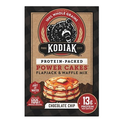 Kodiak Cakes Protein-Packed Power Cakes Chocolate Chip Pancake and Waffle Mix - 18oz | Target