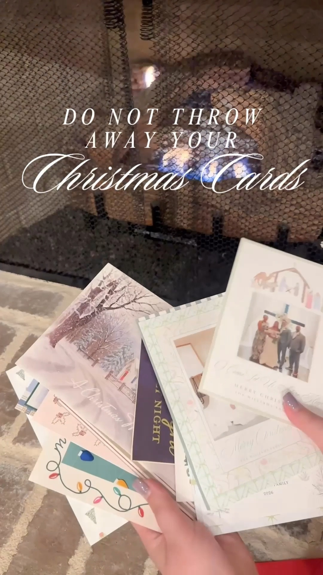 Before you toss your Christmas cards…SAVE THEM! 🎄❤️ Turn them into a keepsake you’ll treasure year after year. It’s the sweetest way to see how every season changes and how far your family has come. All you need is a binder ring and a hole punch—holiday magic made simple! ✨

#LTKGiftGuide #LTKHoliday #LTKSeasonal