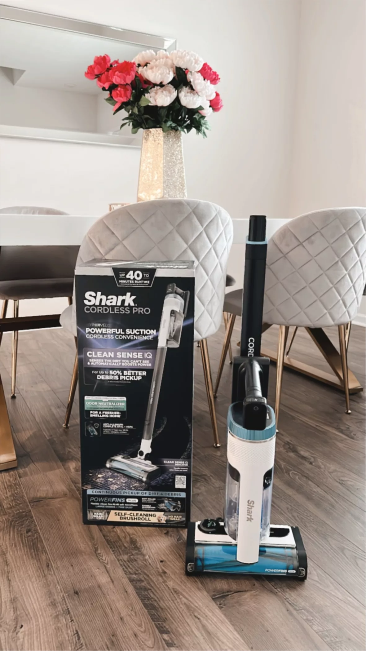 Shark Cordless Pro Stick Vacuum with Clean Sense IQ and Powerfins
