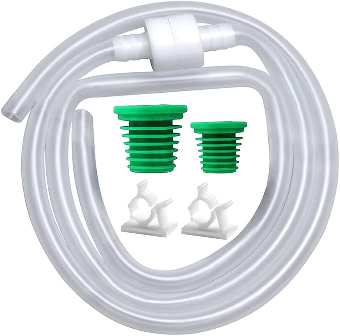 Soap Dispenser Extension Tube Kit with Check Valve, 47" Under Counter Soap Dispenser Tube for Kit... | Amazon (US)