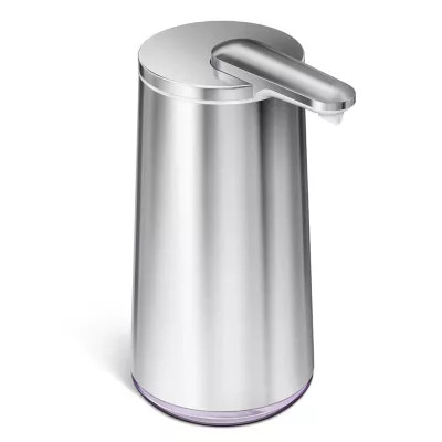 simplehuman® Foam Sensor Pump Soap Dispenser in Brushed Stainless Steel | Bed Bath & Beyond