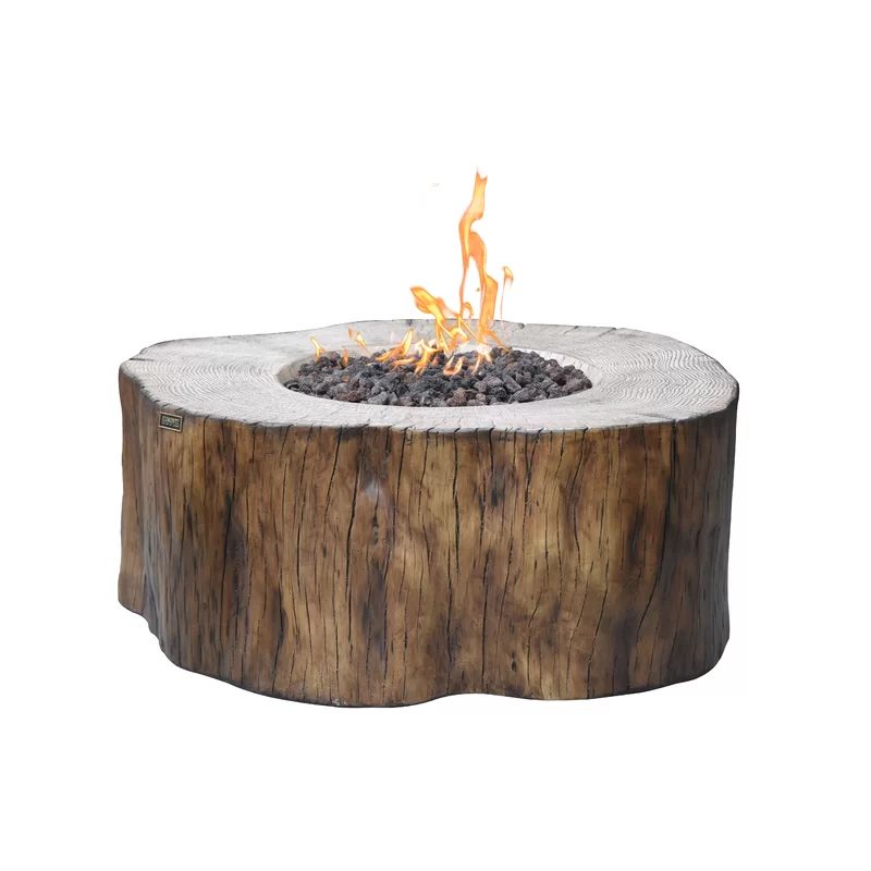 Manchester Concrete Gas Fire Pit Table | Wayfair North America